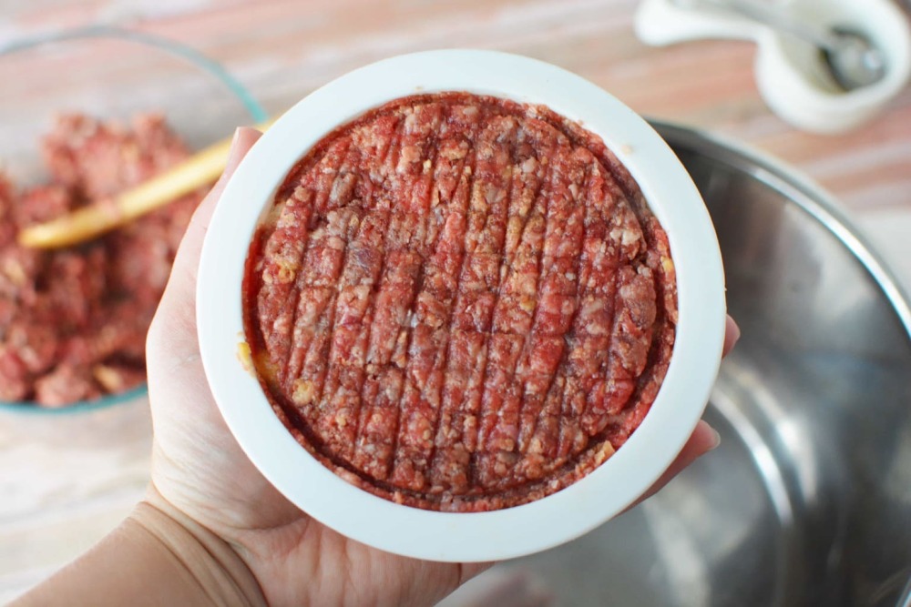 Instant Pot Salisbury Steak With Mushroom Gravy- press
