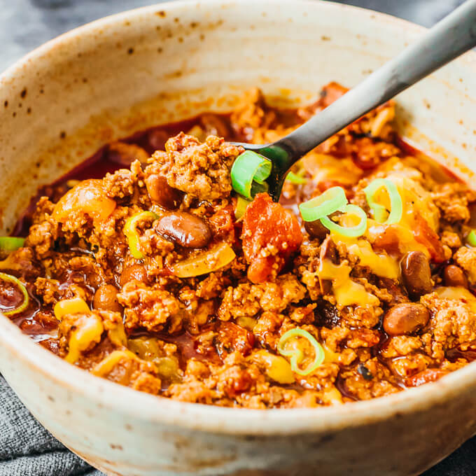 Instant Pot Turkey Chili – Keto and Low Carb