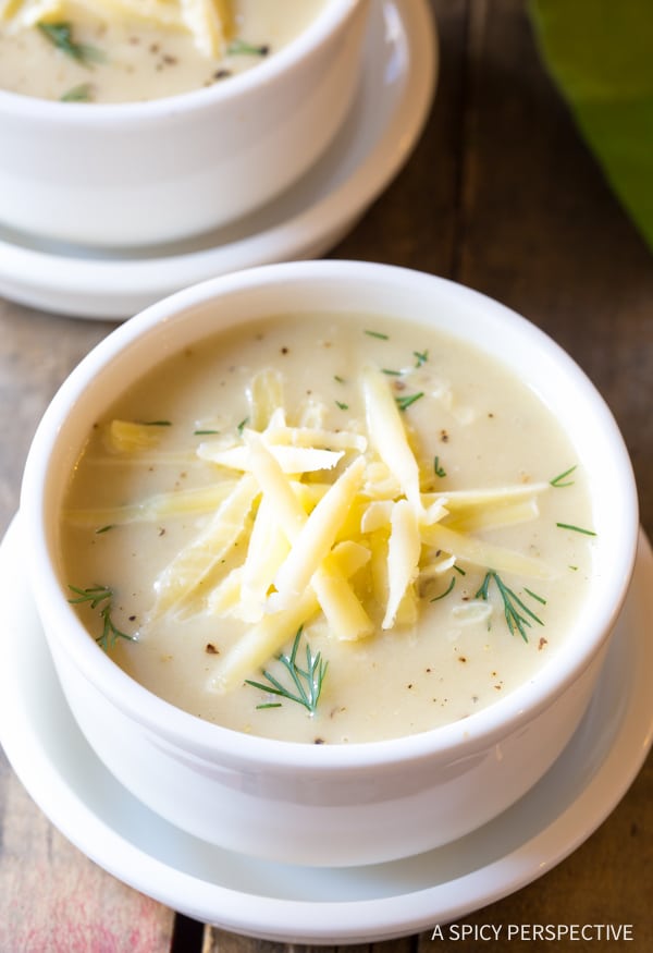 Irish Creamy Cauliflower Soup