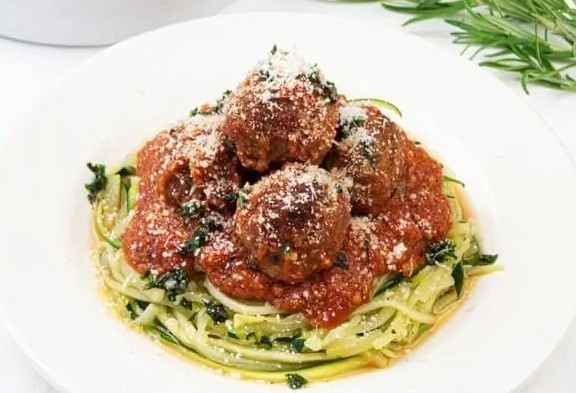 Keto Meatballs – Italian Slow Cooker Meatball Recipe