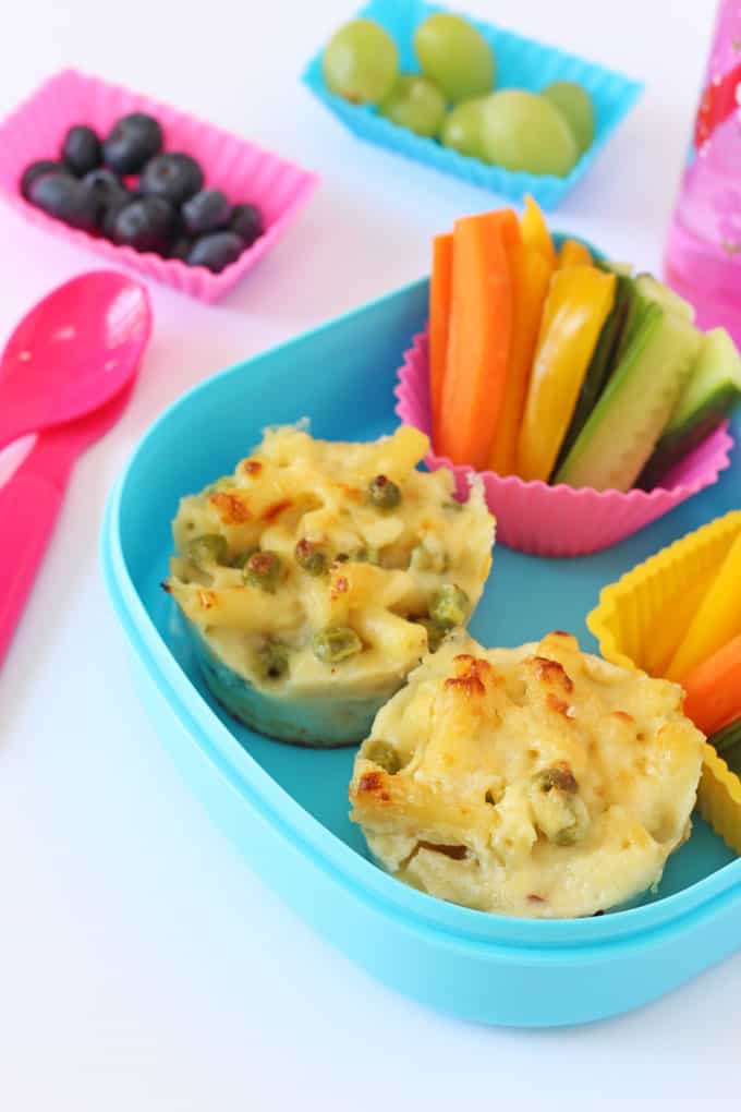 Macaroni Cheese Lunchbox Muffins