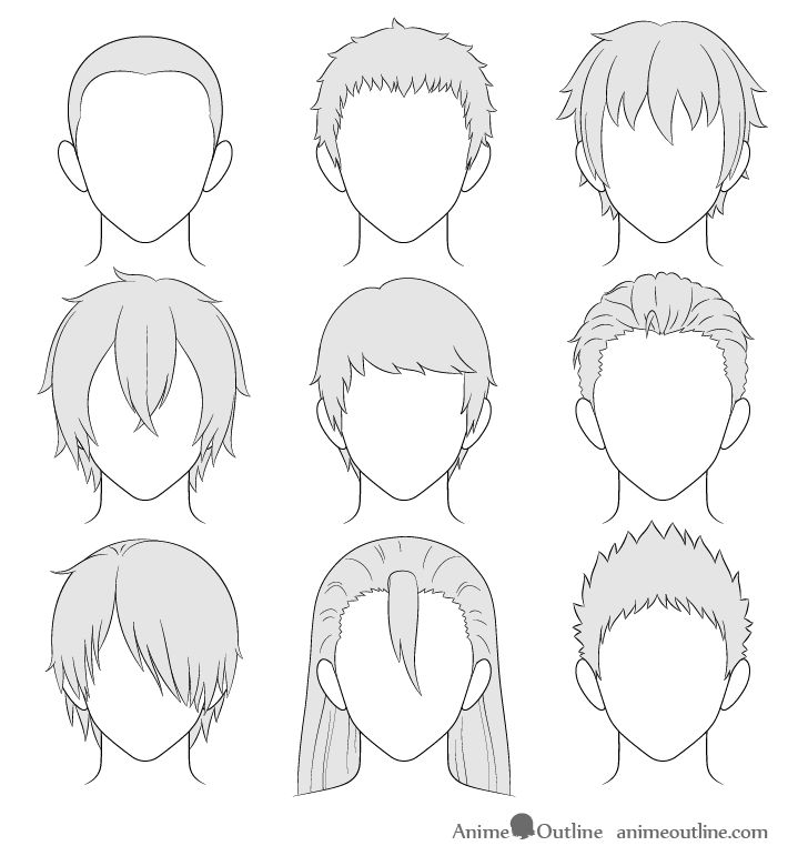 Male Anime Hair 