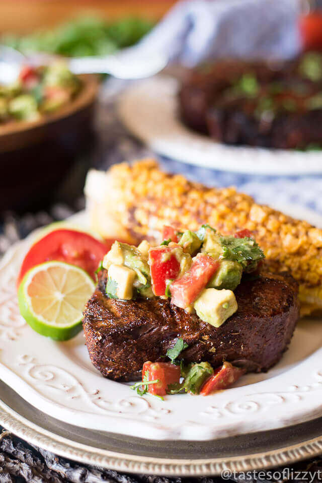 Mexican Steak with Avocado Salsa