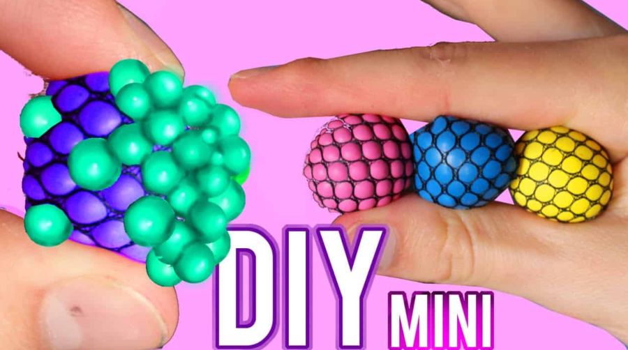 Mini mesh stress balls