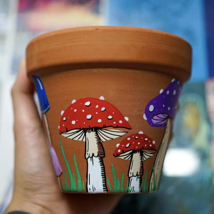 Terracotta Pot Painting Ideas