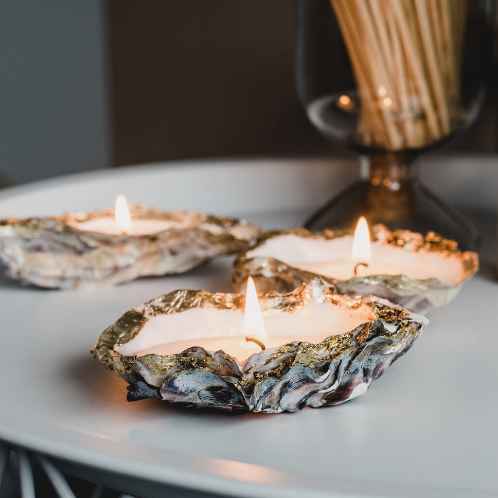 Oyster Candle Holders