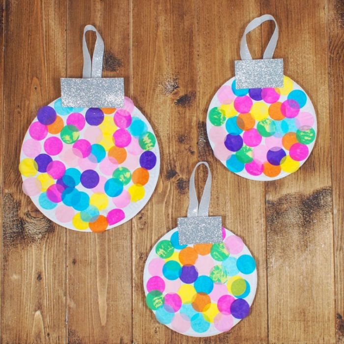Paper Plate Ornaments