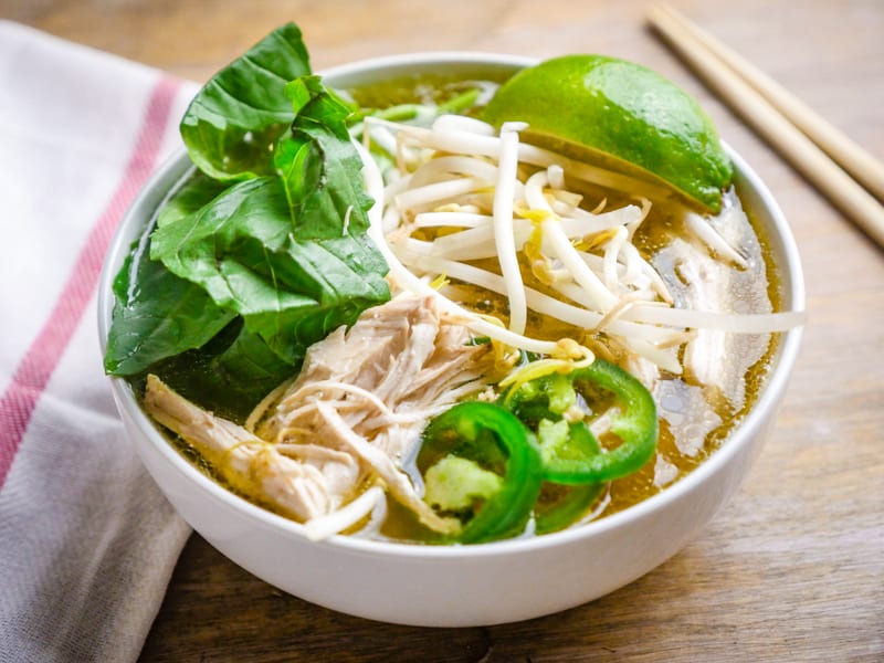 Pressure Cooker Chicken Faux Pho
