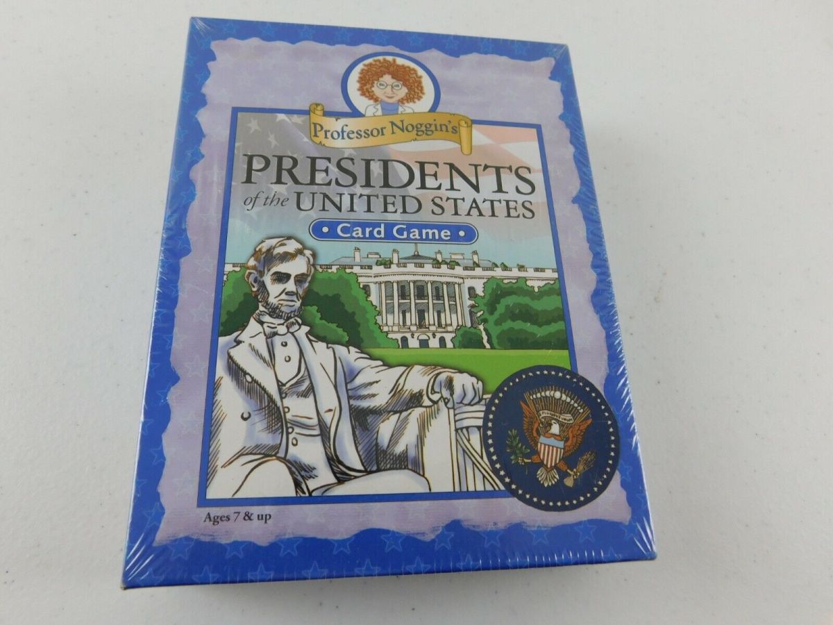 Professor Noggin’s Presidents of the United States Trivia Card Game