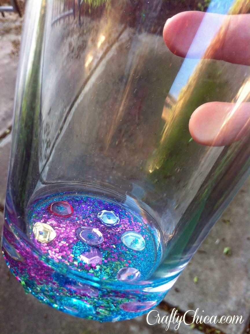 Resin Glitter Glassware