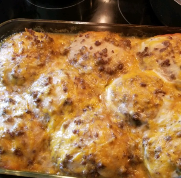 Sausage and Cheese Biscuit Casserole