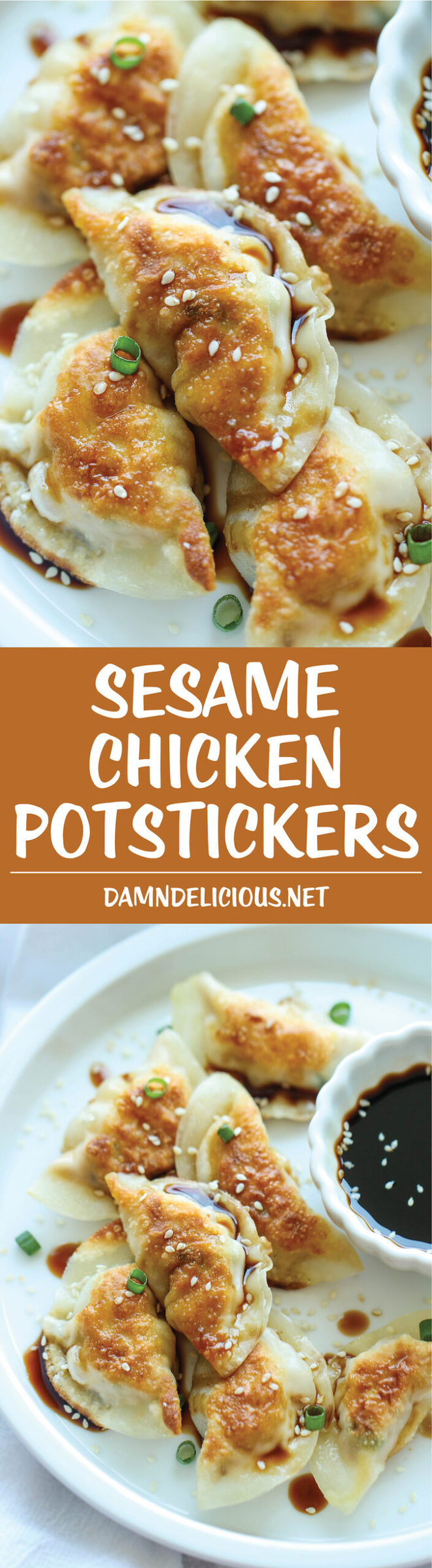 sesame chicken Sesame Chicken Potstickers