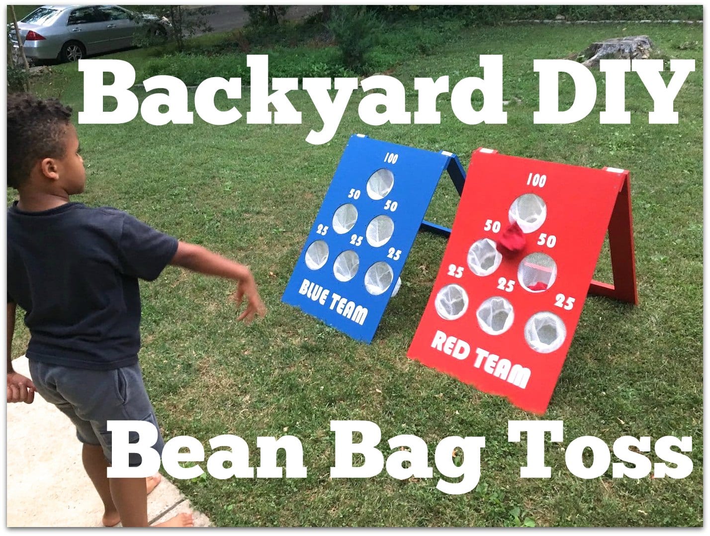 Set Up a Bean Bag Toss