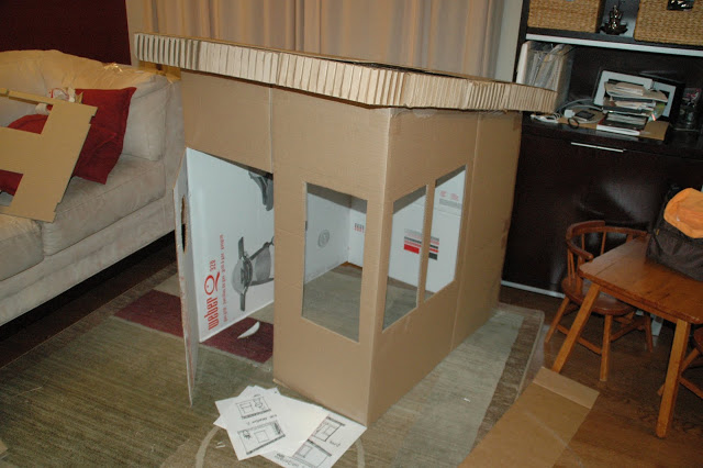 cardboard box house Simple Cardboard House