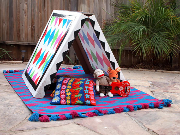 Simple Cardboard Tent