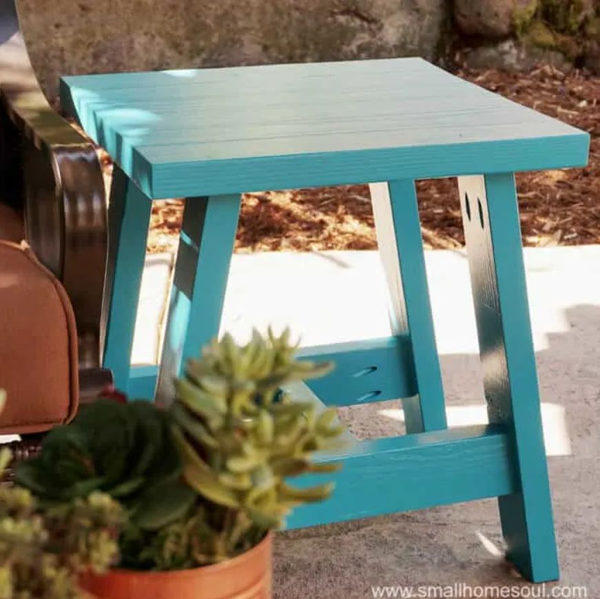 Simple Outdoor Side Table