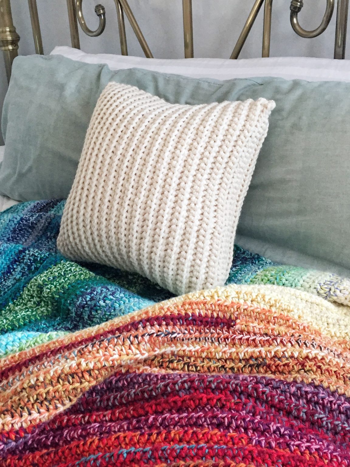 Simple Textured Pillow