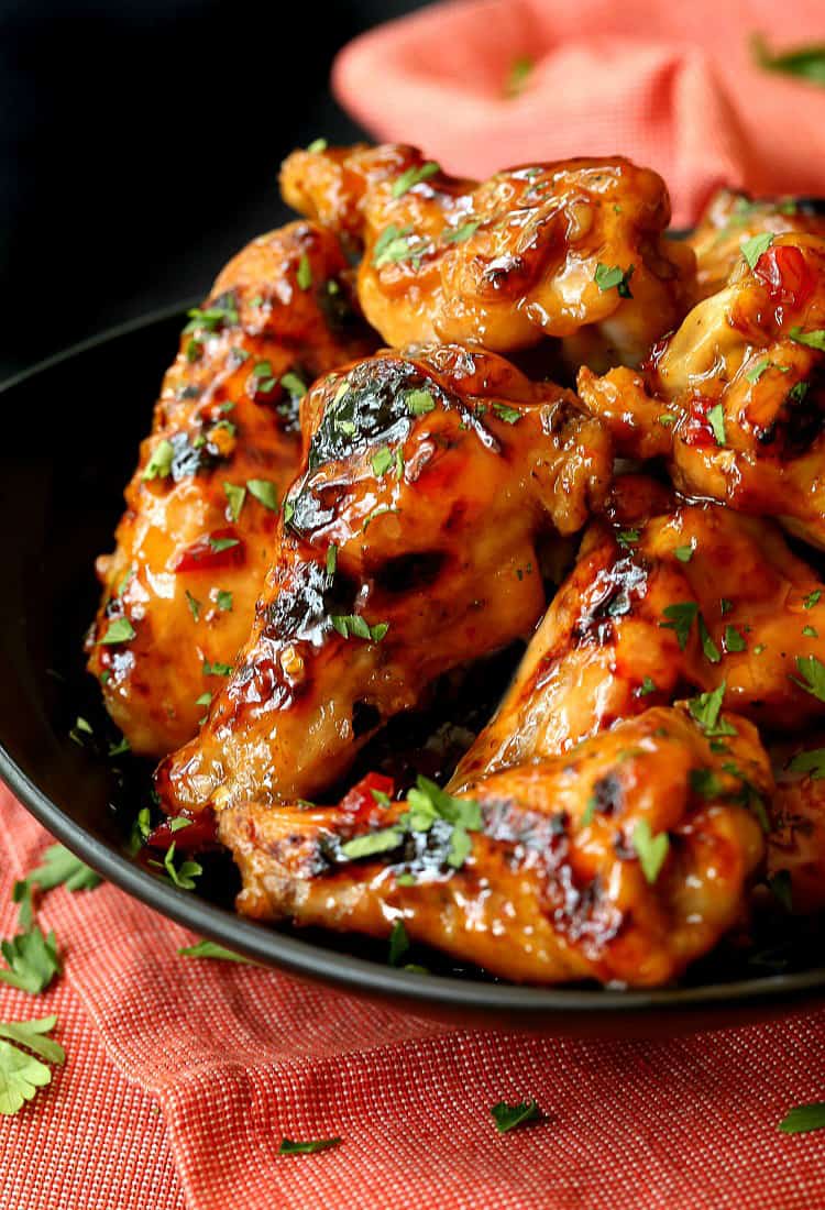 Slow Cooker Sweet Chili Chicken Wings