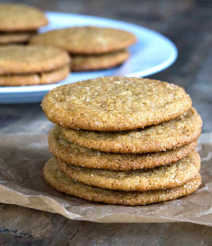 Soft and Chewy Gluten-Free Ginger Cookies