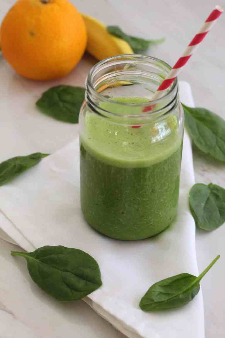 Spinach Oat Milk Green Smoothie