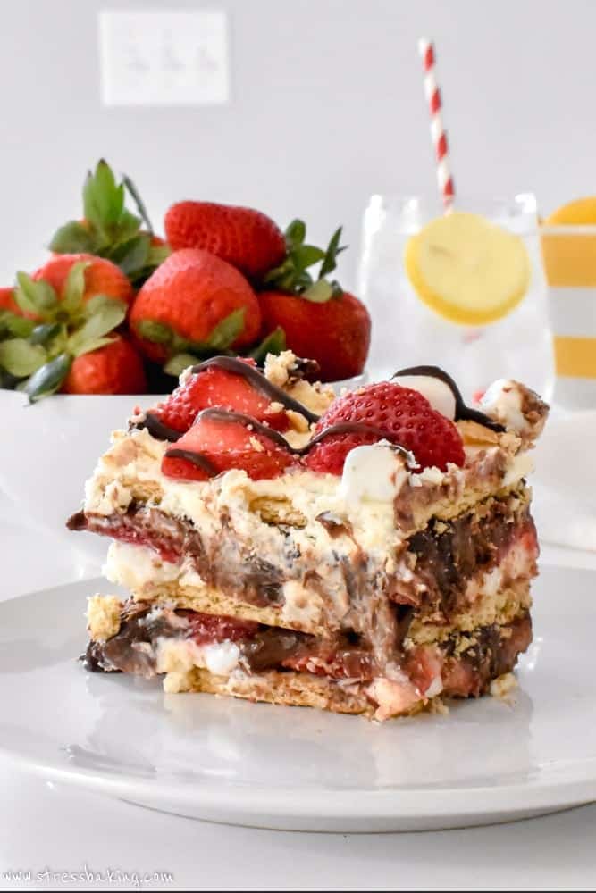 Strawberry S'mores Icebox Cake