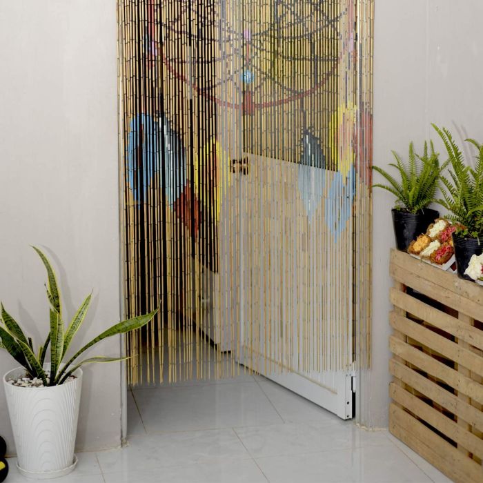 TACHILC Dream Catcher Bamboo Bead Curtain