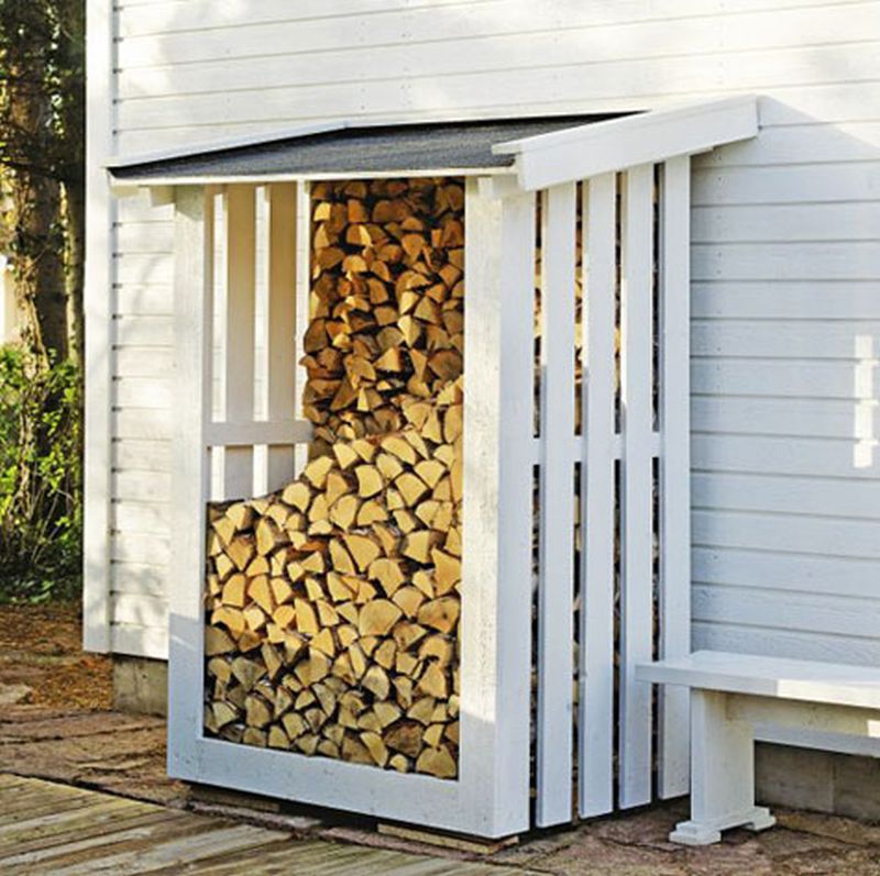 DIY Fire Wood Storage