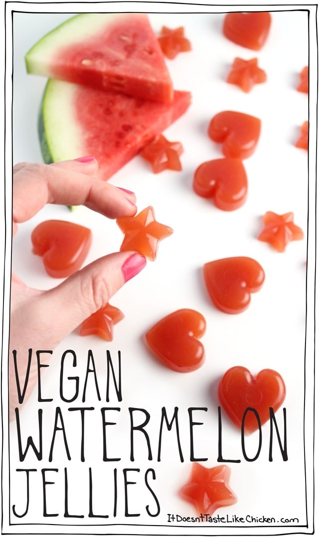 Vegan Watermelon Jellies