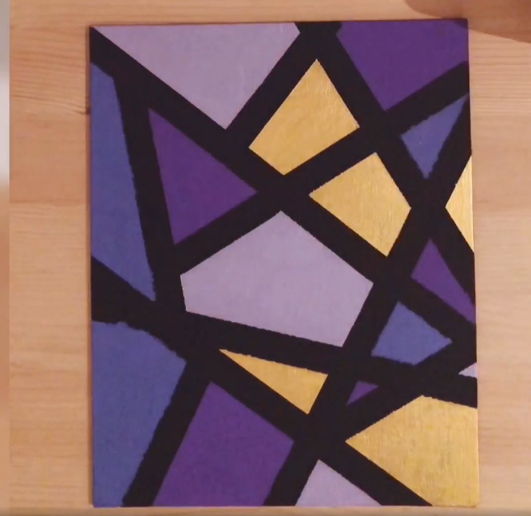 Washi Tape Geometric Art