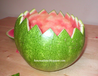 Watermelon Jell-O Bowl