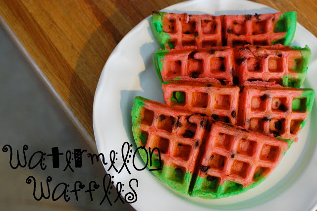 Watermelon Waffles