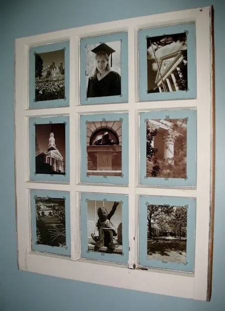 Window old picture frame