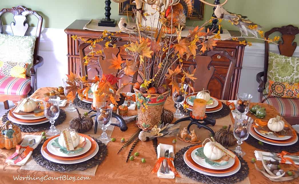 Woodland Inspired Thanksgiving Table
