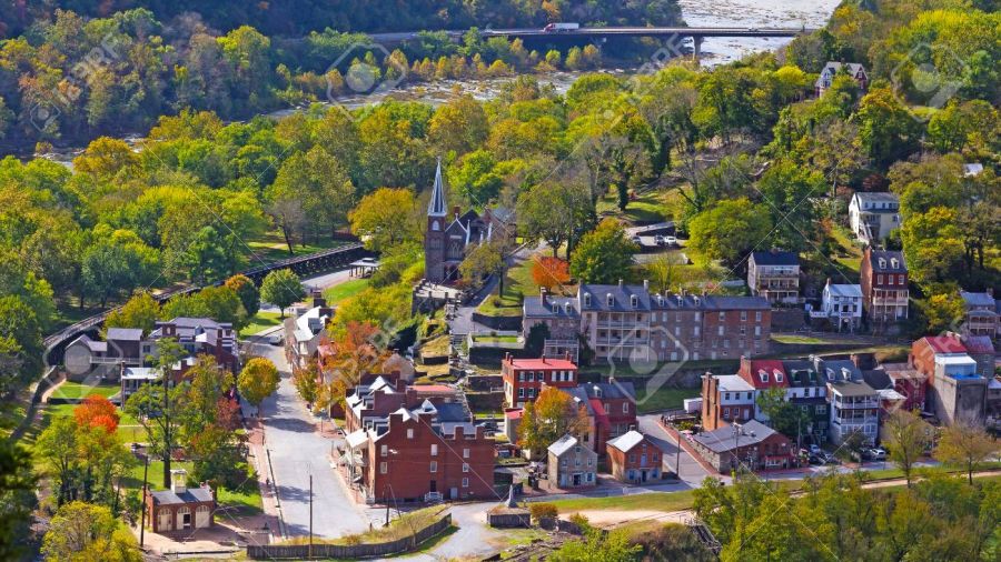 aerial-view-on-harpers-ferry-historic-town-and-park-in-autumn-harpers-ferry-national-historical-park