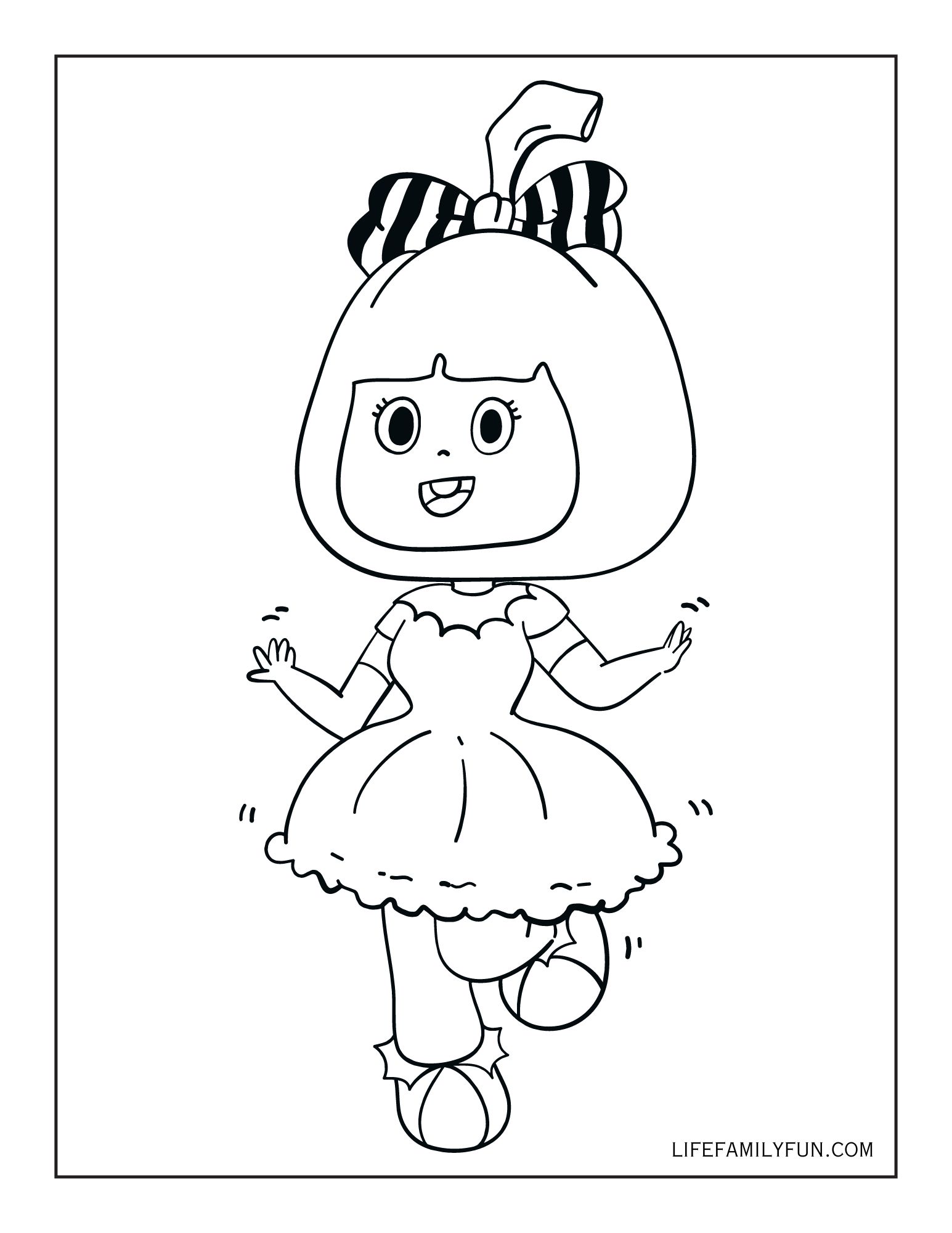 Coloring page for Halloween Party