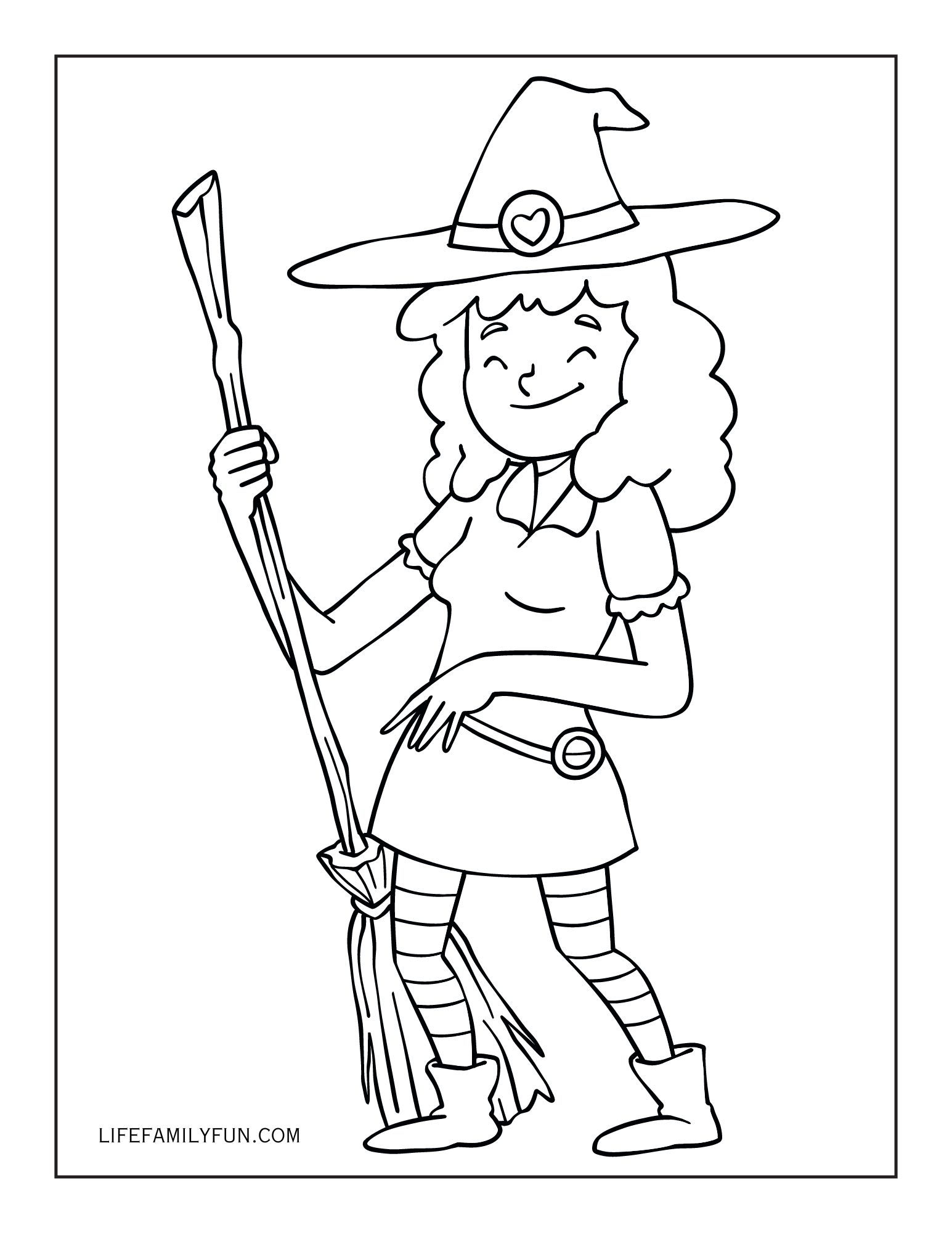 Halloween Evil Coloring Page