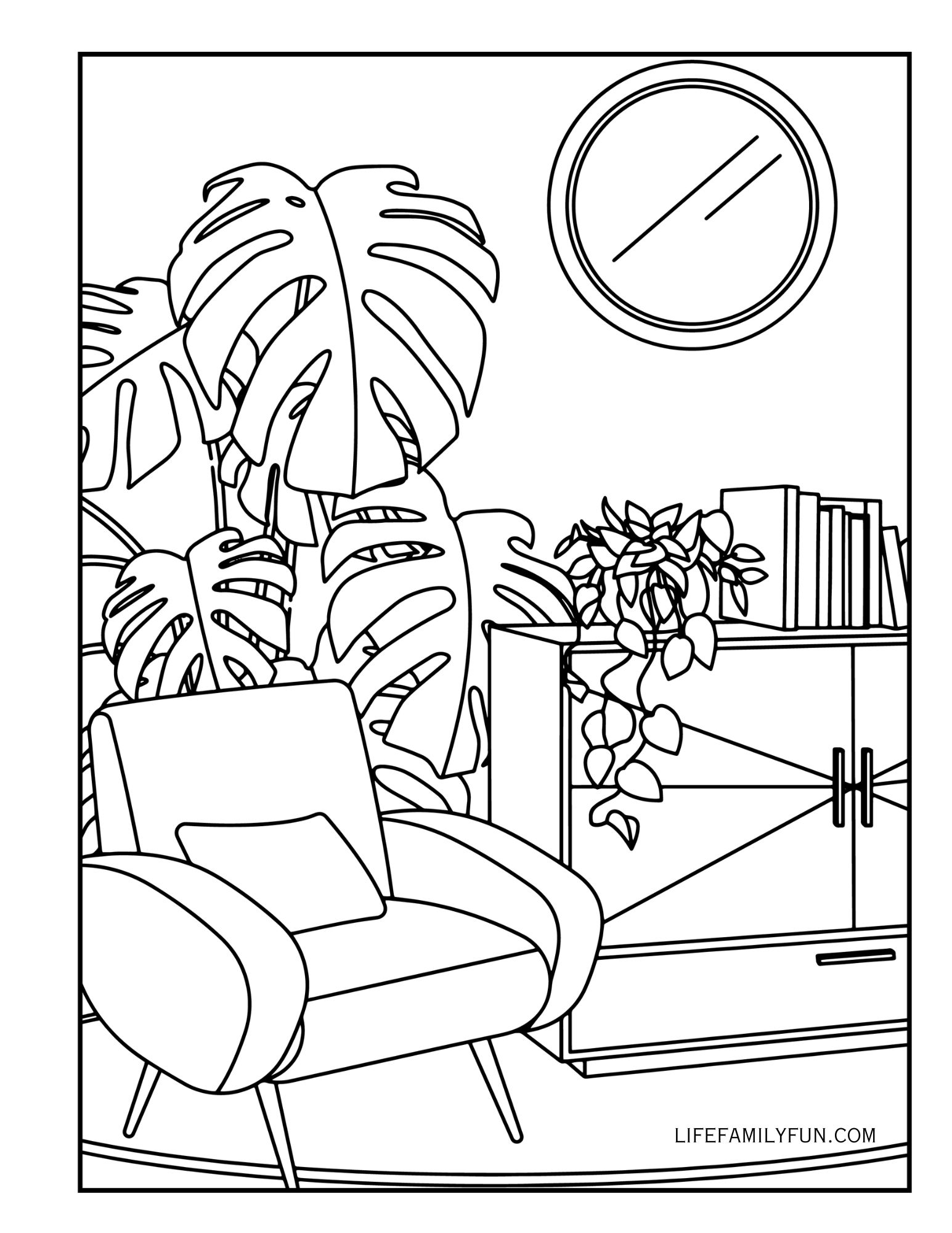 Layout Coloring Page