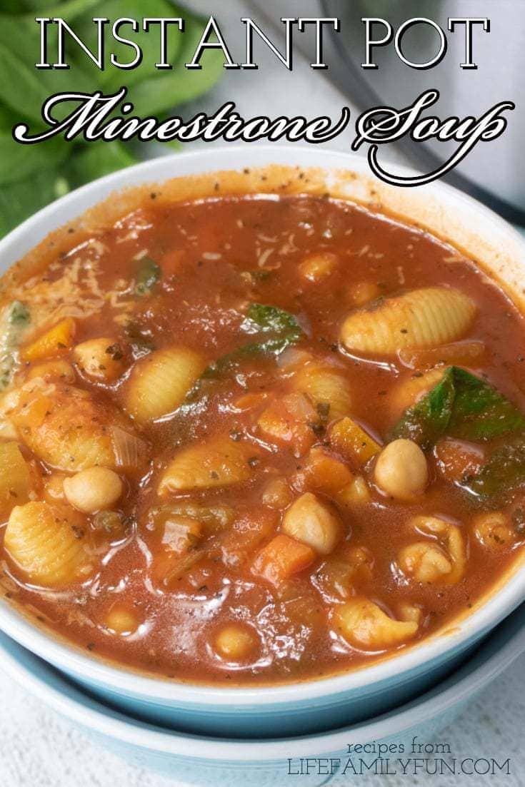 Minestrone Soup Recipe in the Instant Pot