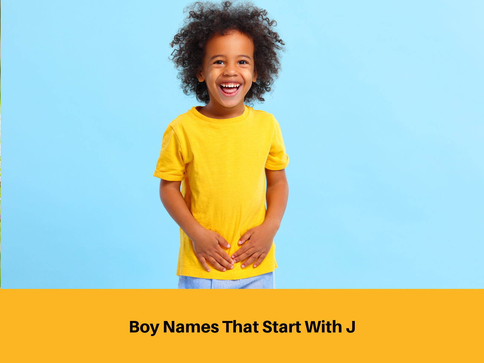 Boy Names That Start With J 