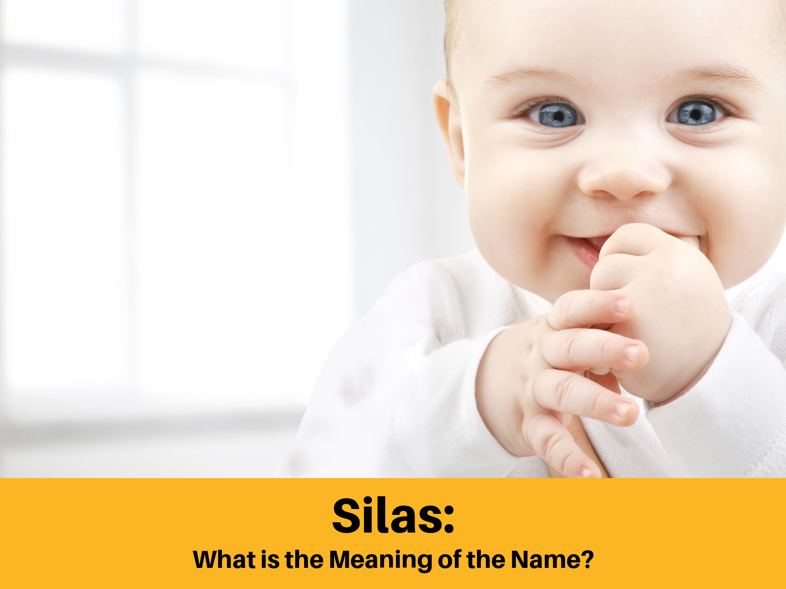 Silas meaning name