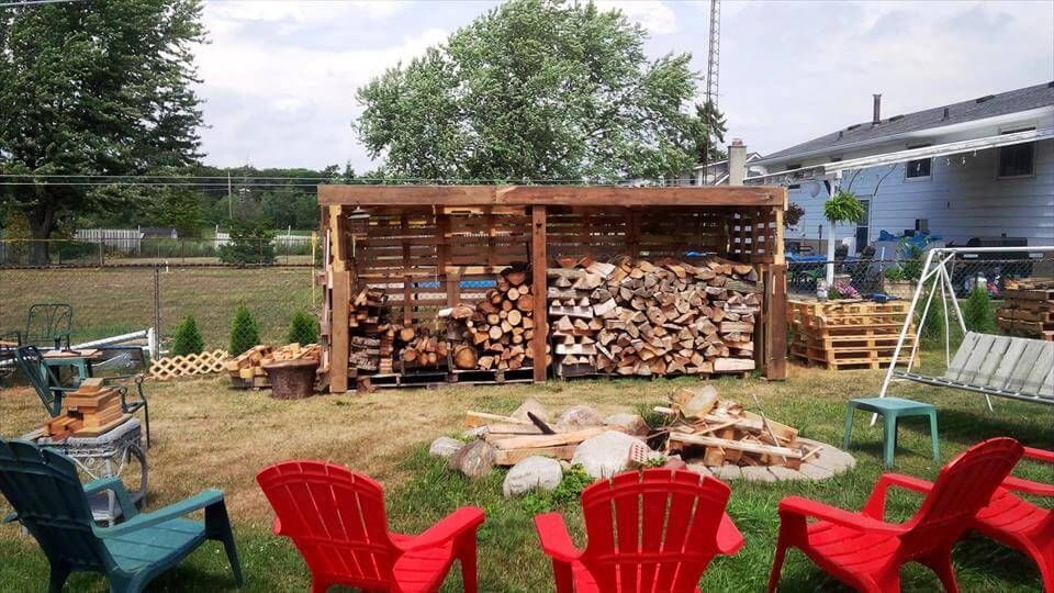 recycled-pallet-firewood-shed