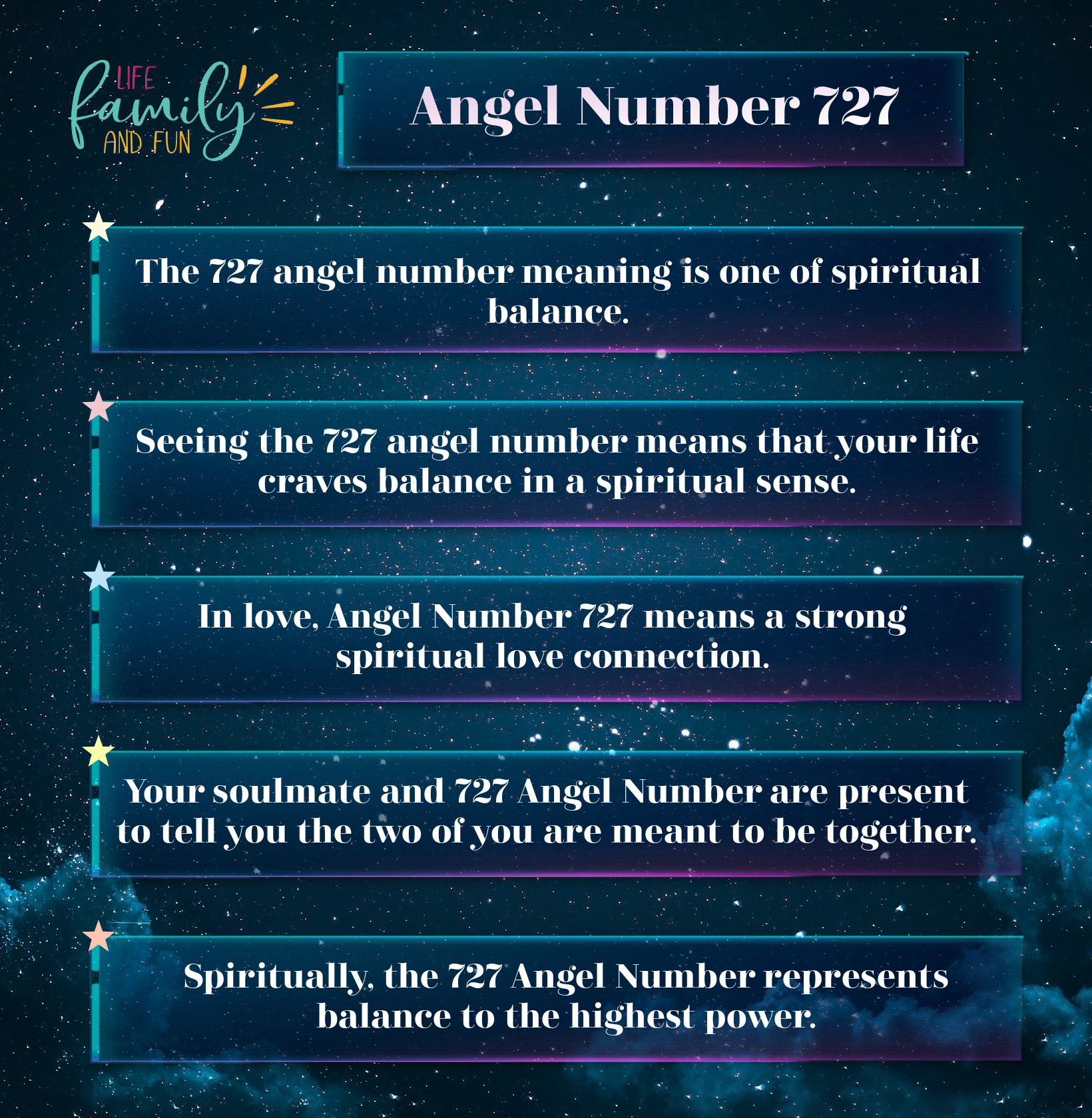 Angel Number 727